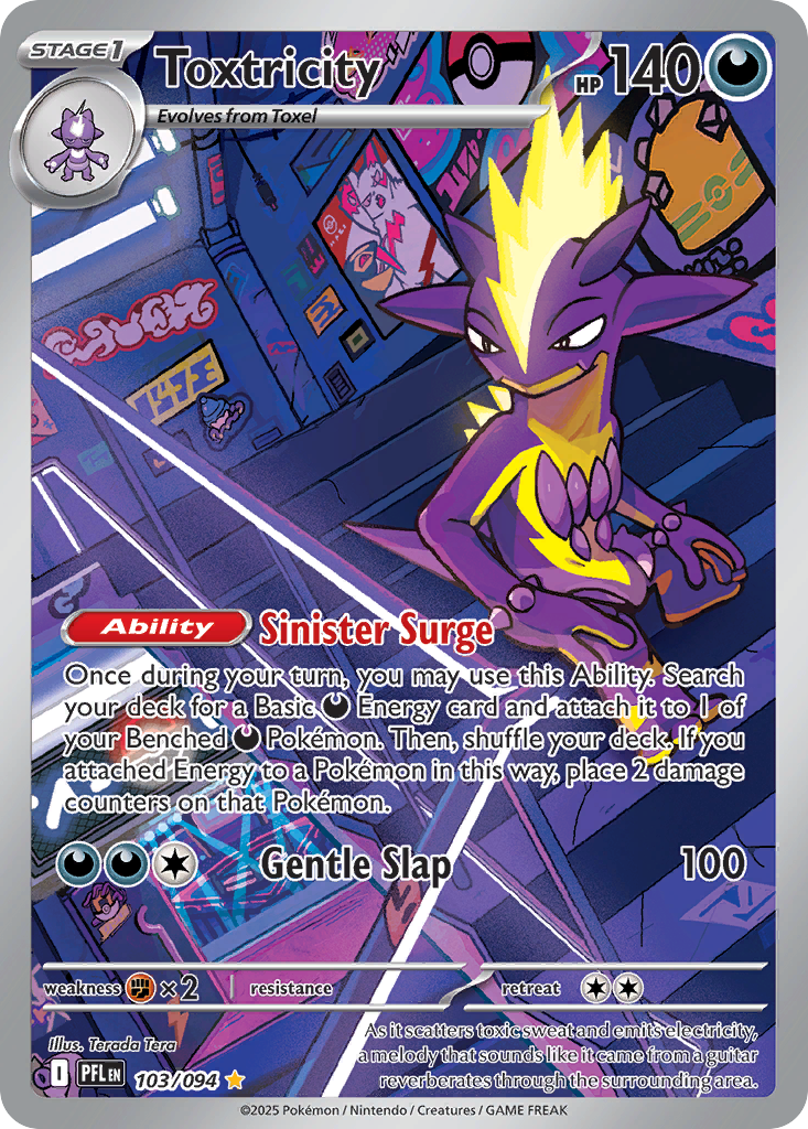 Toxtricity Pokemon card