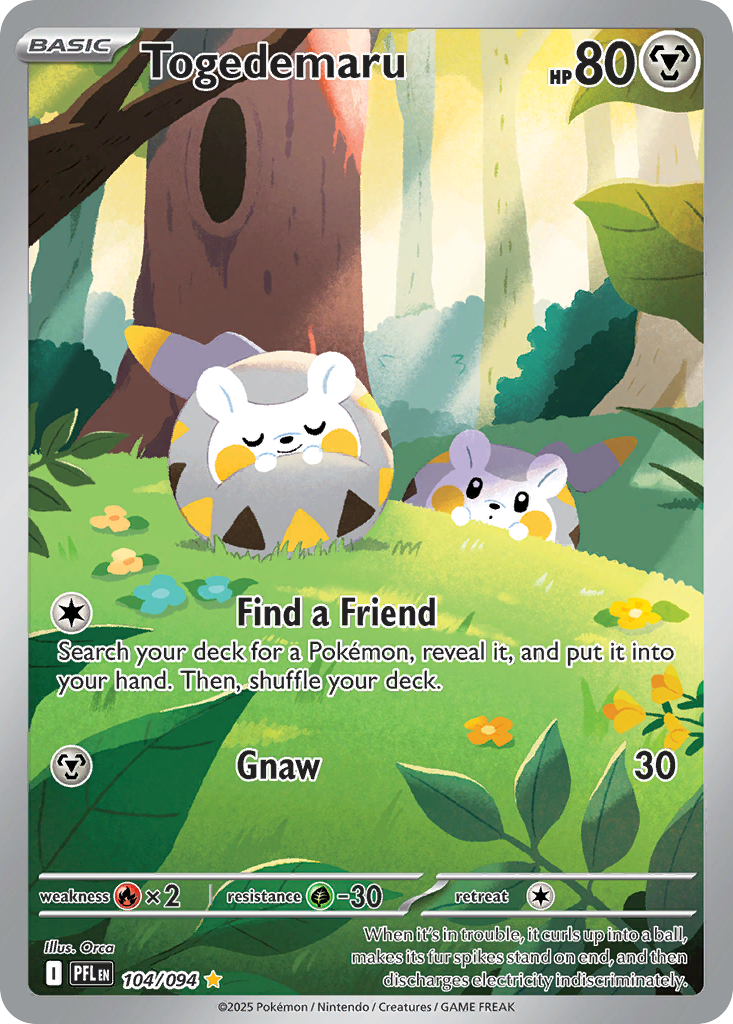 Togedemaru Pokemon card