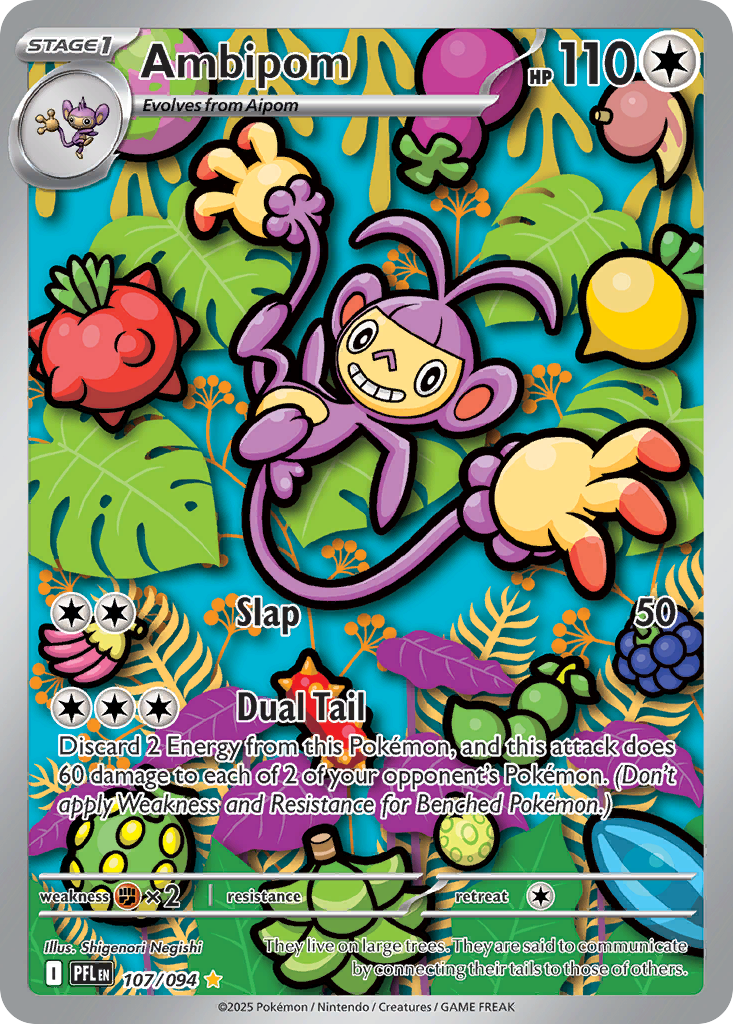 Ambipom Pokemon card