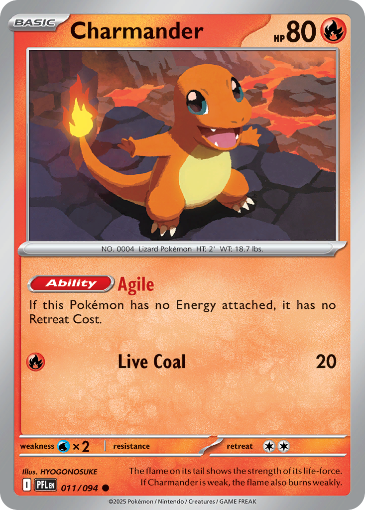 Charmander Pokemon card
