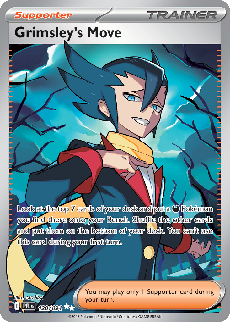 Grimsley's Move Pokemon card
