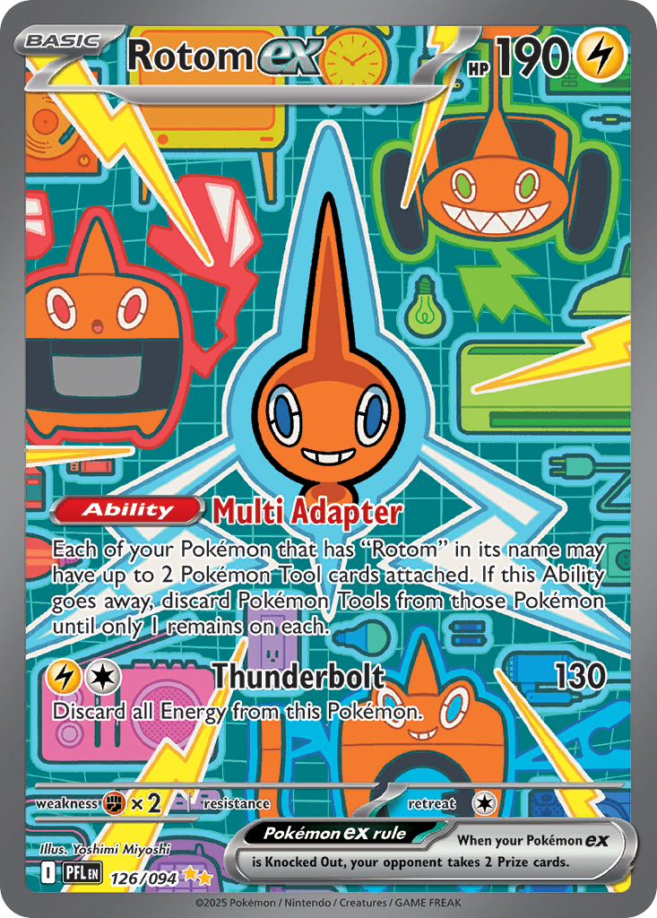 Rotom ex Pokemon card