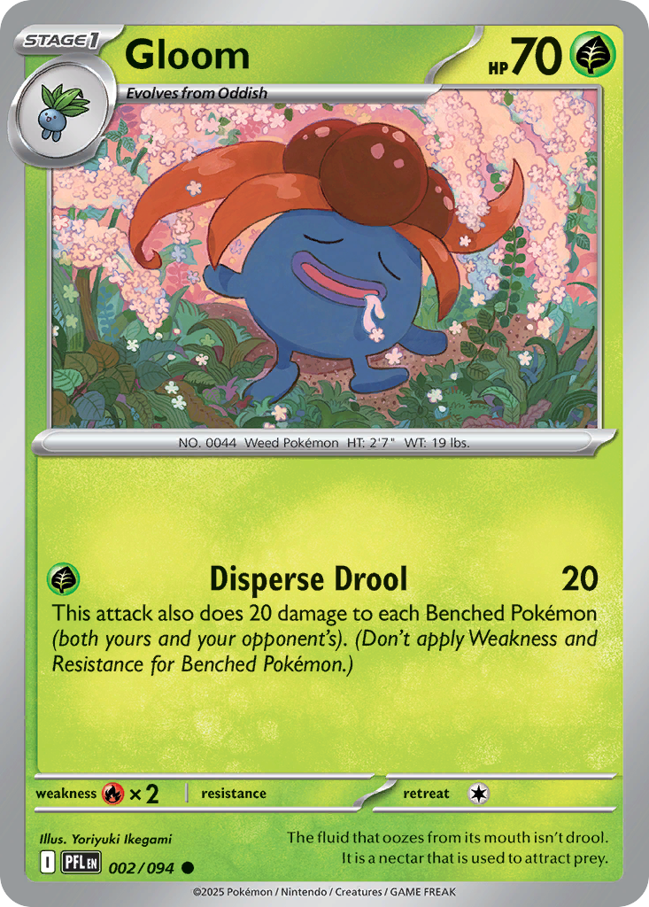 Gloom Pokemon card