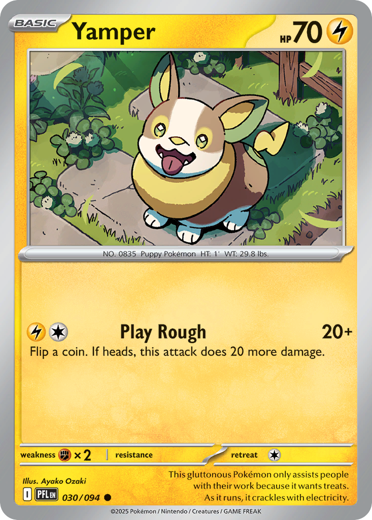 Yamper Pokemon card