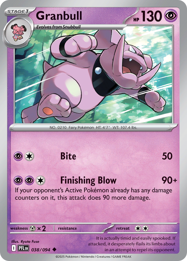 Granbull Pokemon card