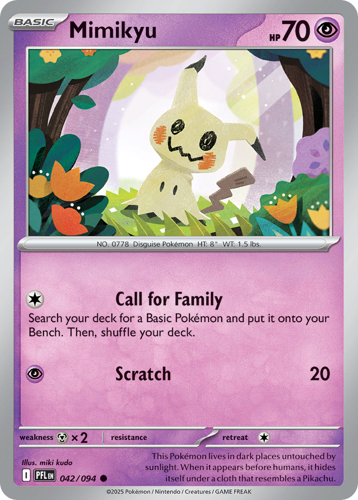 Mimikyu Pokemon card