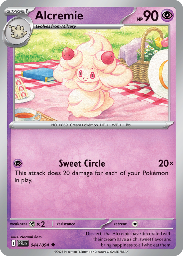 Alcremie Pokemon card