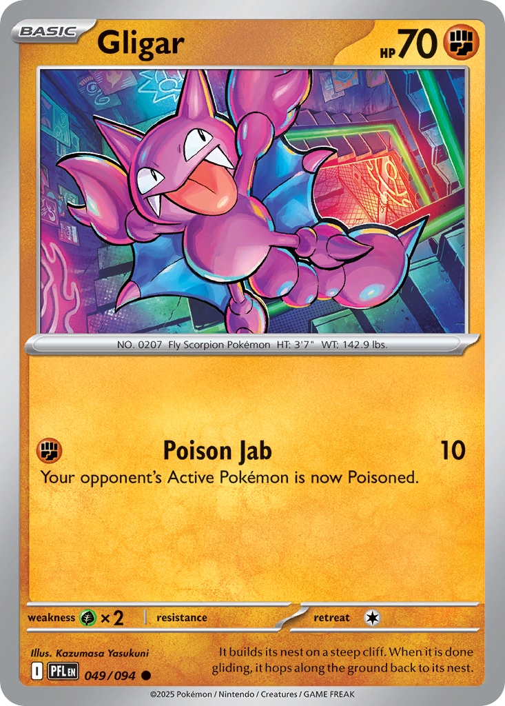 Gligar Pokemon card