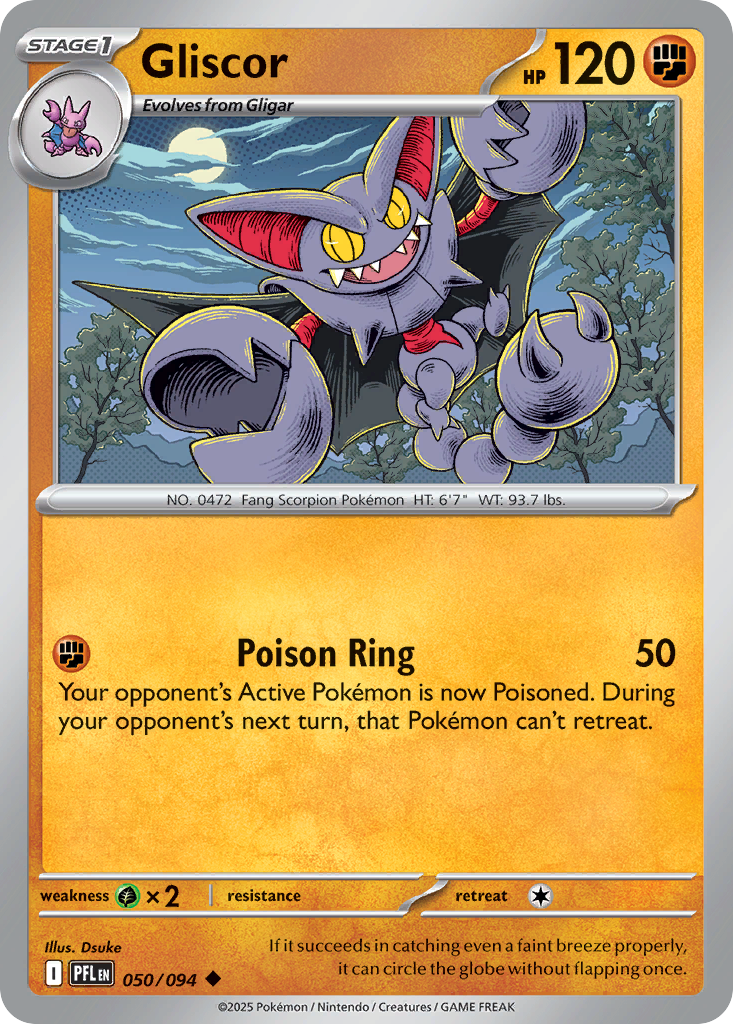 Gliscor Pokemon card
