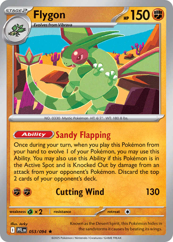 Flygon Pokemon card