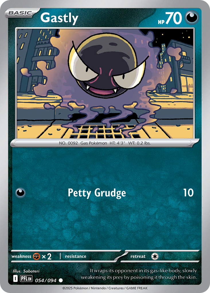 Gastly Pokemon card