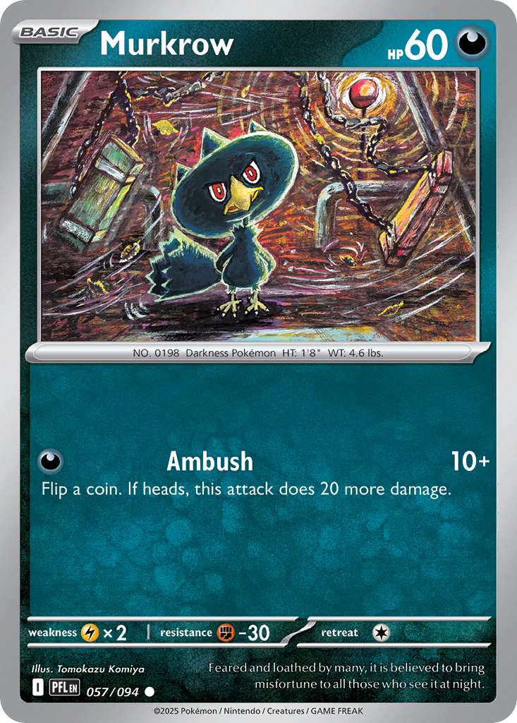 Murkrow Pokemon card