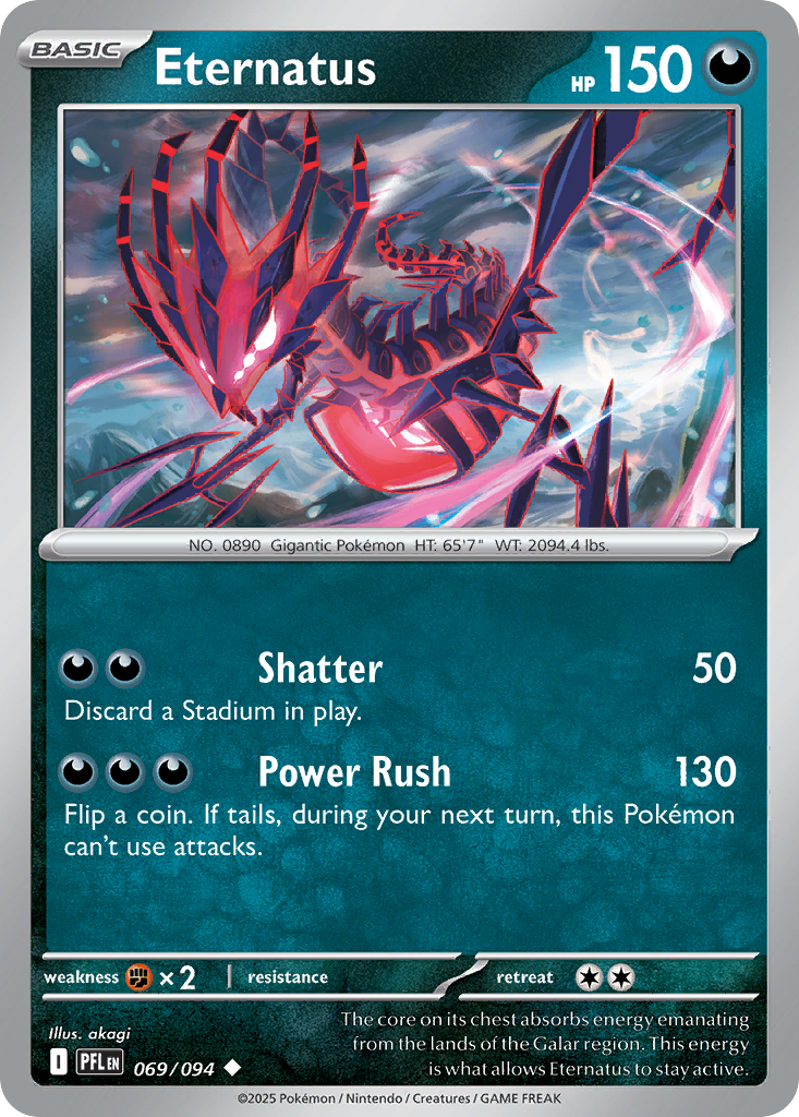 Eternatus Pokemon card