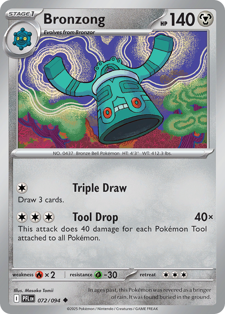 Bronzong Pokemon card