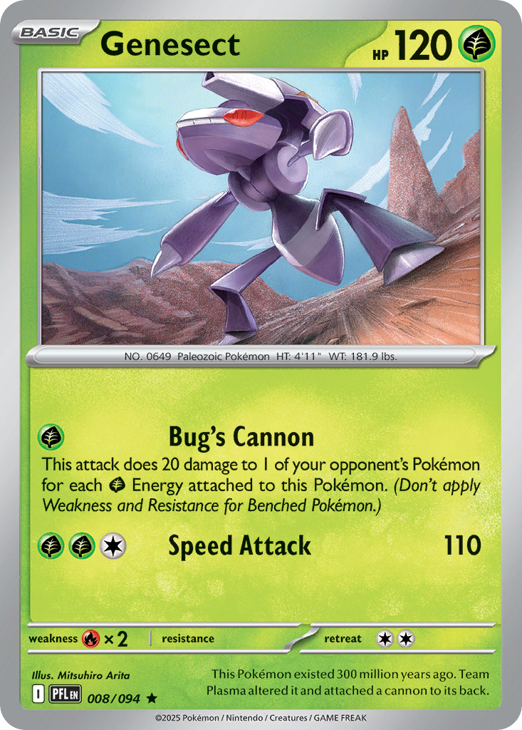 Genesect Pokemon card