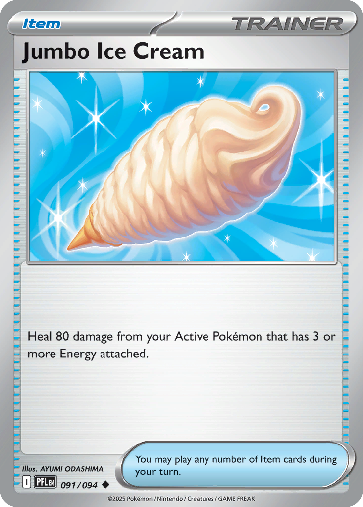 Jumbo Ice Cream Pokemon card