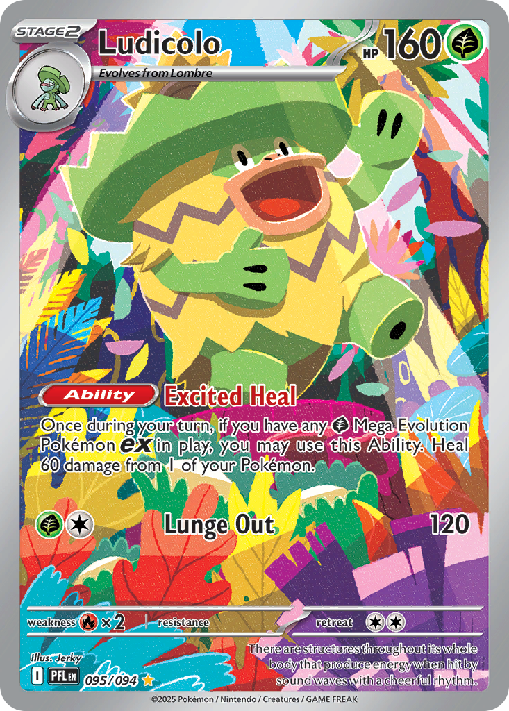 Ludicolo Pokemon card