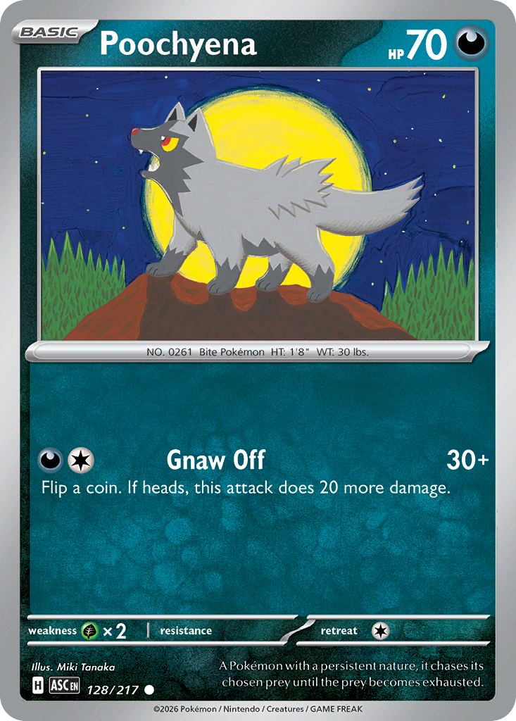 Poochyena Pokemon card