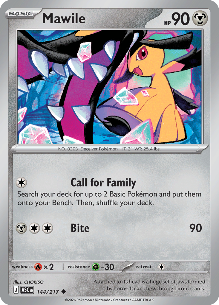 Mawile Pokemon card