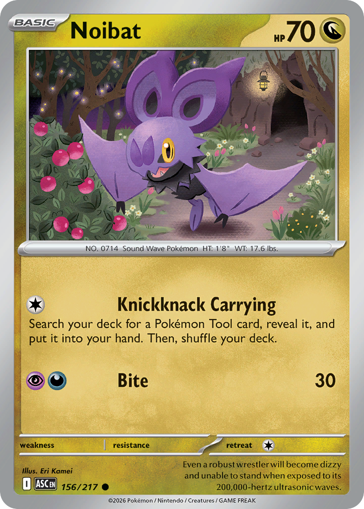 Noibat Pokemon card