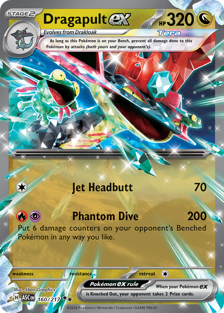 Dragapult ex Pokemon card