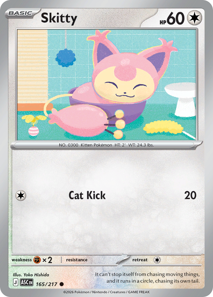 Skitty Pokemon card