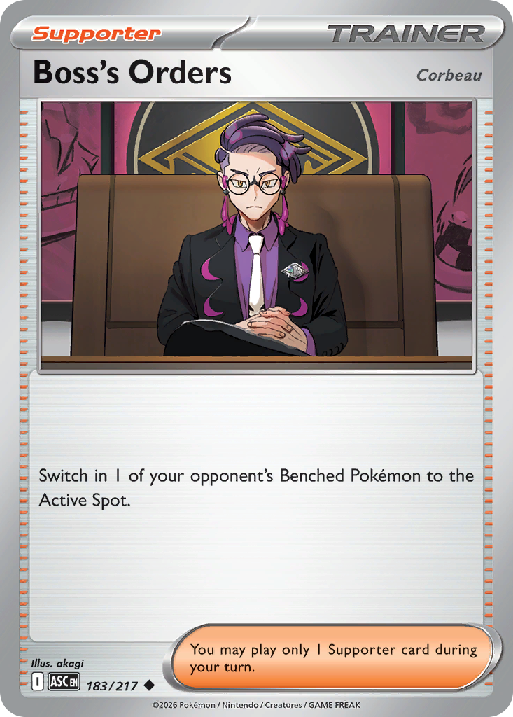 Boss's Orders Pokemon card