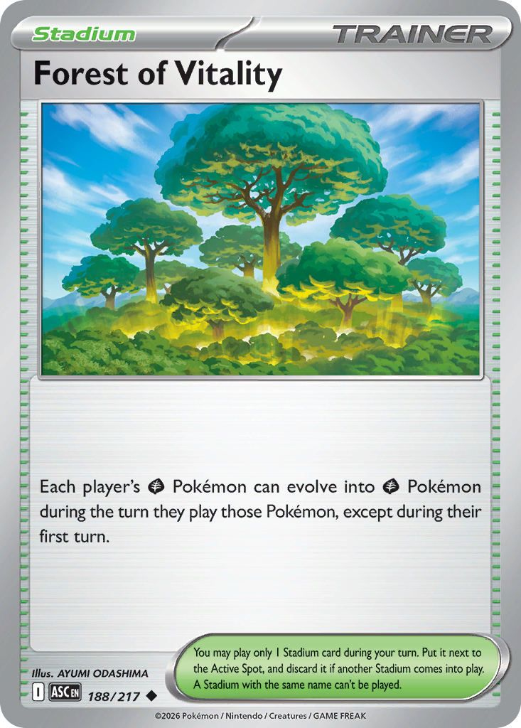 Forest of Vitality Pokemon card