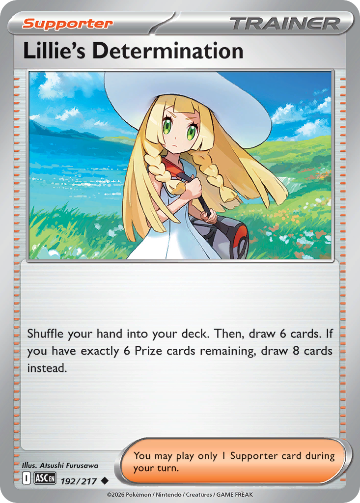Lillie's Determination Pokemon card