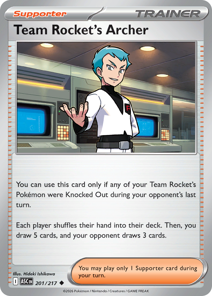Team Rocket's Archer Pokemon card