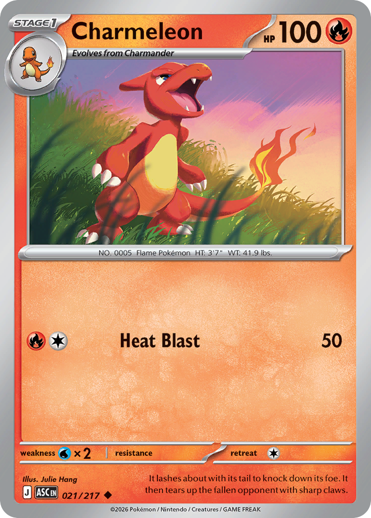 Charmeleon Pokemon card