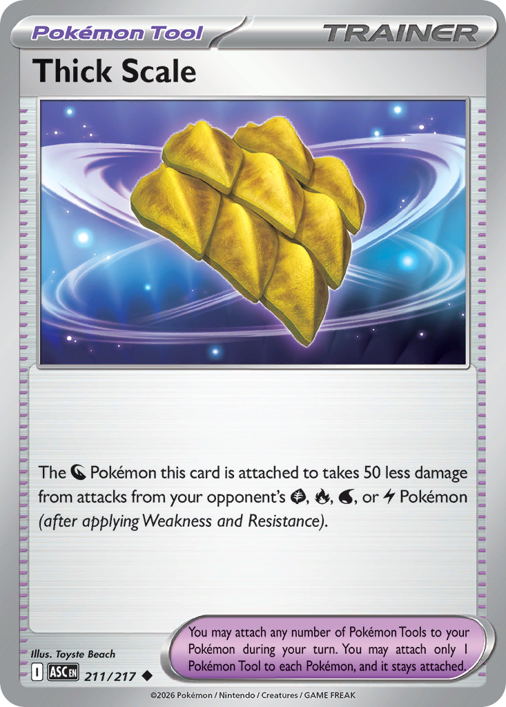 Thick Scale Pokemon card