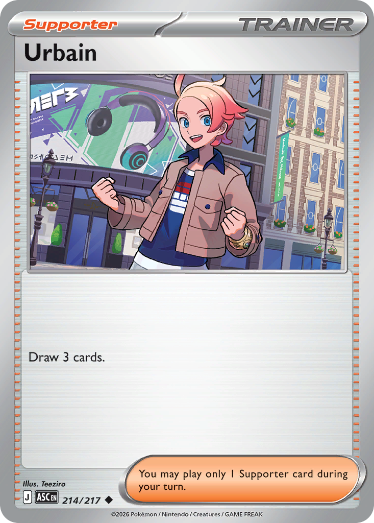 Urbain Pokemon card