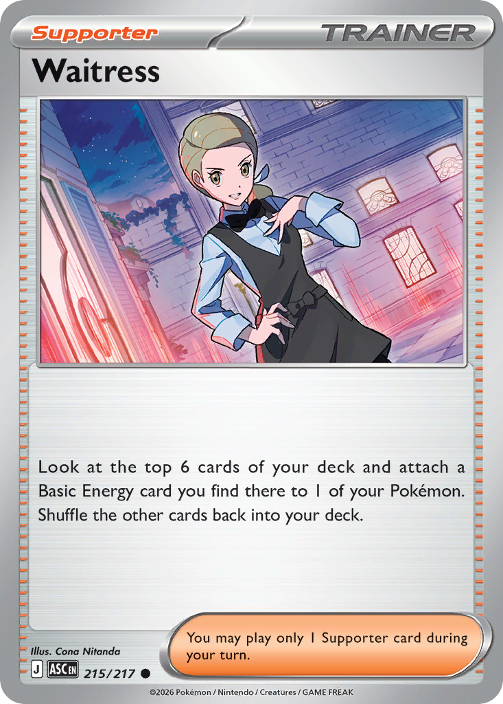 Waitress Pokemon card