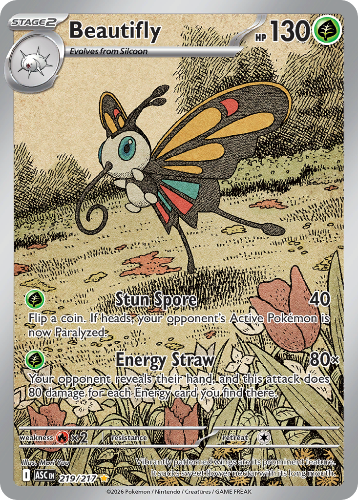 Beautifly Pokemon card