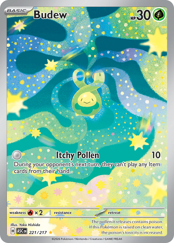 Budew Pokemon card