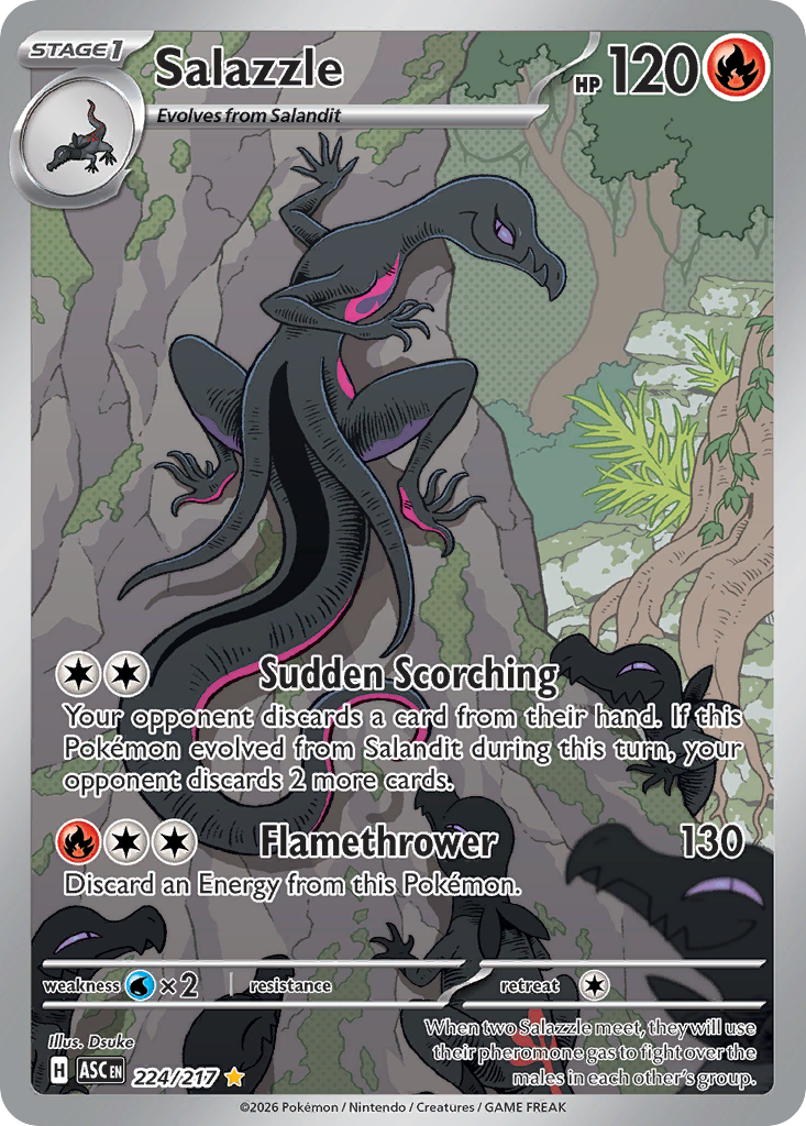 Salazzle Pokemon card