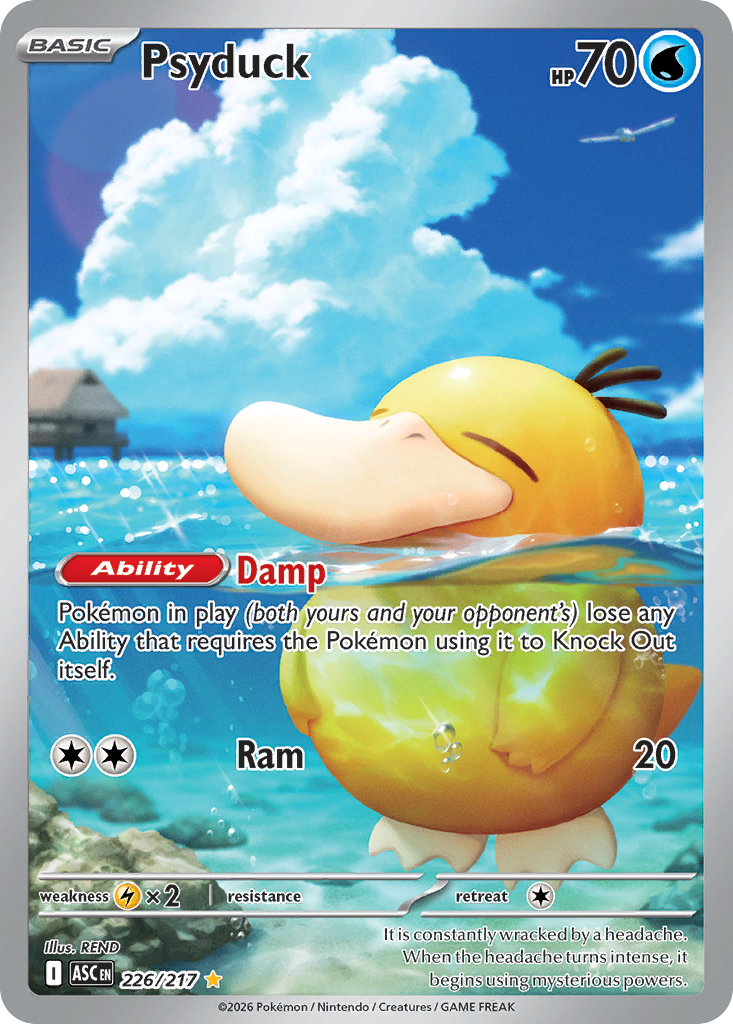 Psyduck Pokemon card