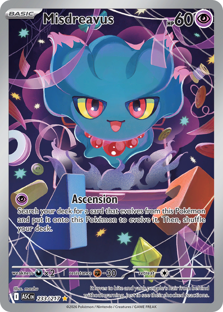 Misdreavus Pokemon card
