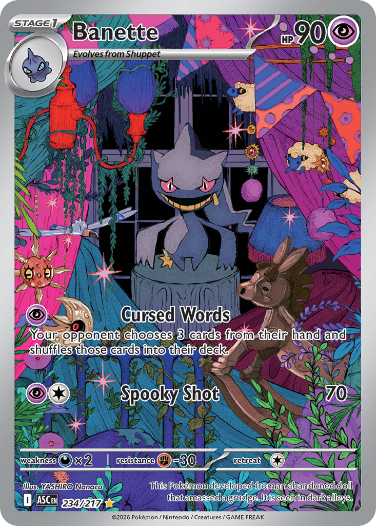 Banette Pokemon card