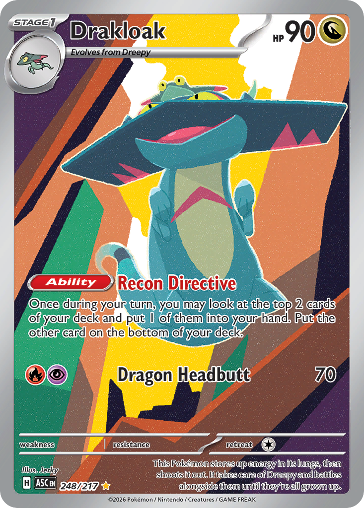 Drakloak Pokemon card