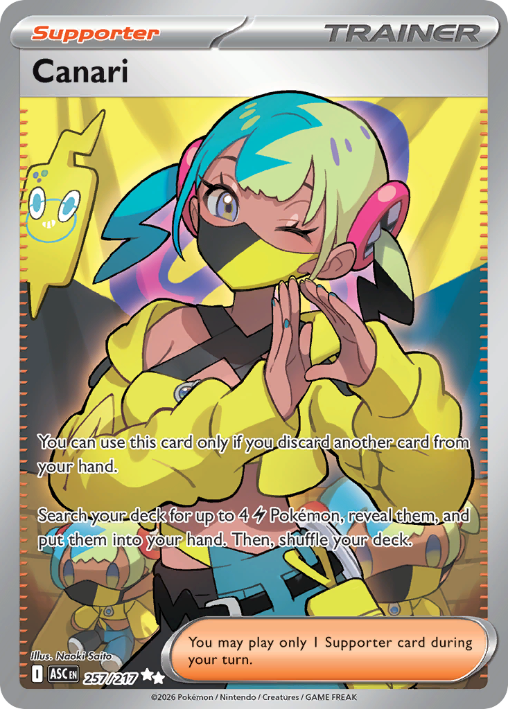 Canari Pokemon card