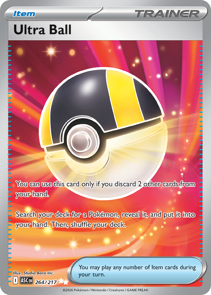 Ultra Ball Pokemon card