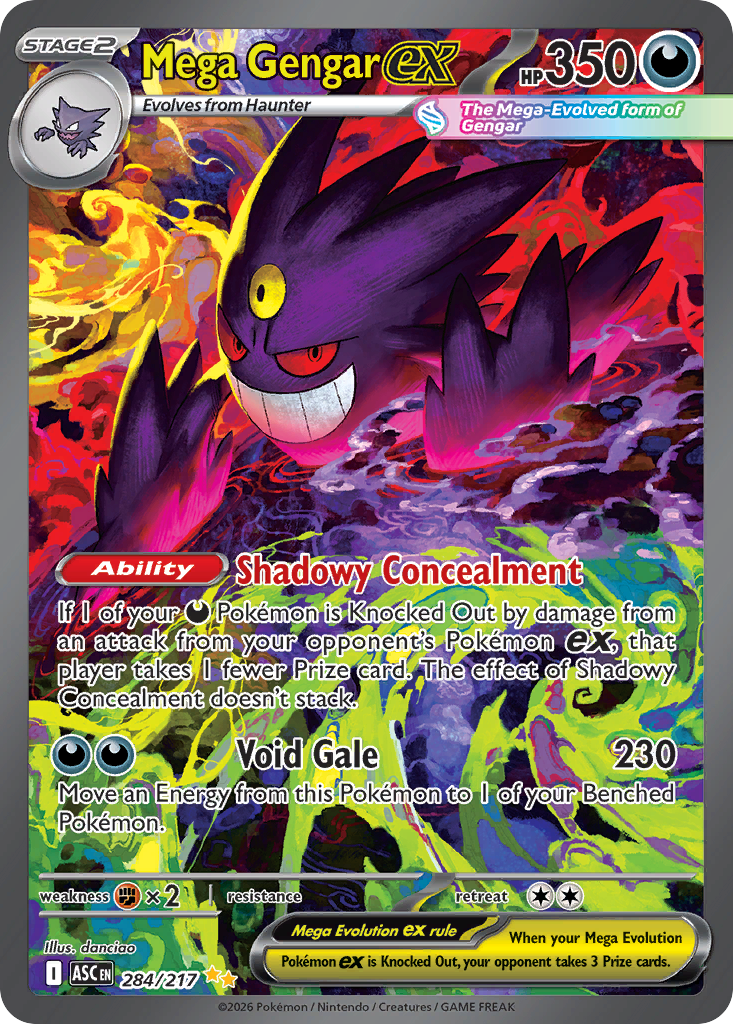 Mega Gengar ex Pokemon card