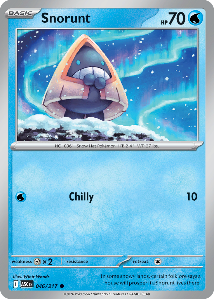 Snorunt Pokemon card