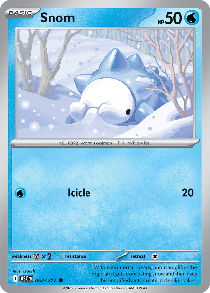 Snom Pokemon card