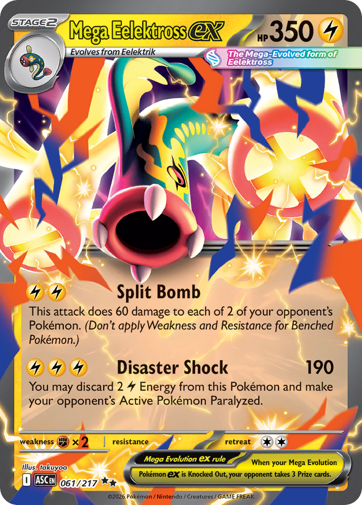 Mega Eelektross ex Pokemon card