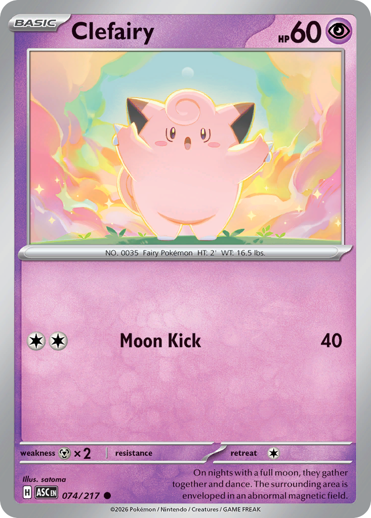 Clefairy Pokemon card