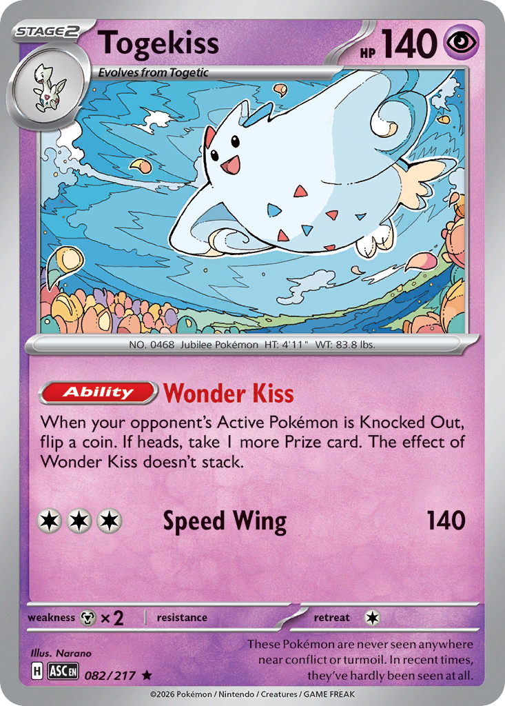 Togekiss Pokemon card