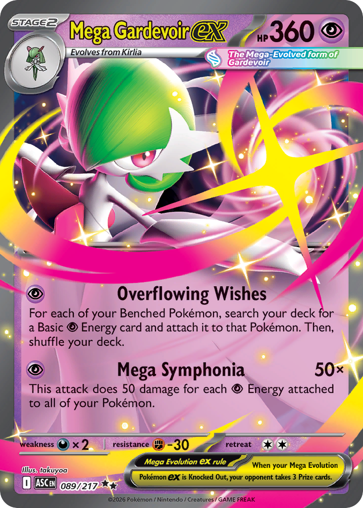 Mega Gardevoir ex Pokemon card